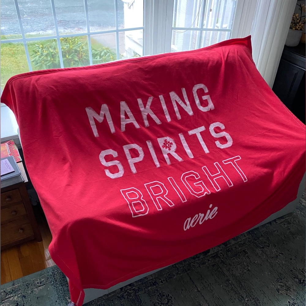 Aerie throw blanket